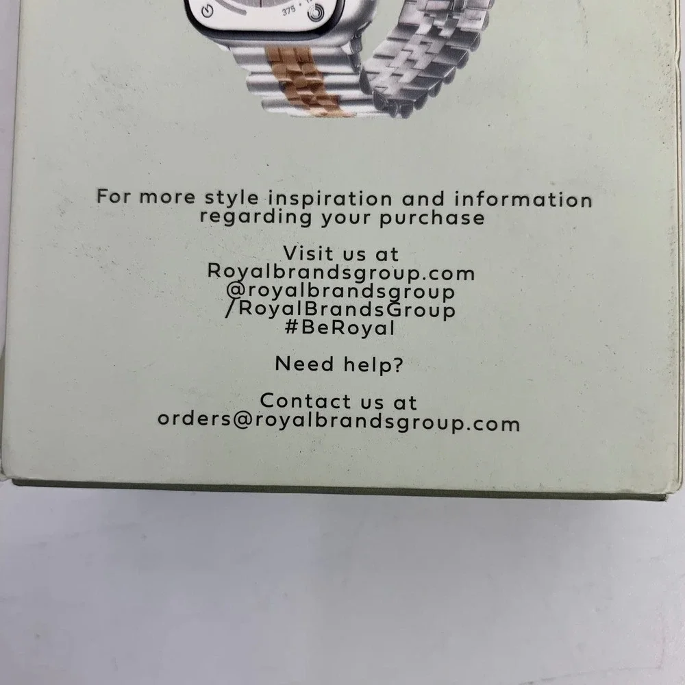 Royal Tech Apple Watch Band 38/40/41mm‎ Rose Gold Stainless Steel Tool